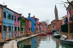 Die bunten Haeuser von Burano, Venedig