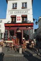 Straßencafe am Montmartre, Paris