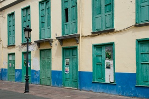 Bunte Häuser in San Sebastian