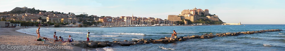 Die Bucht von Calvi, Korsika