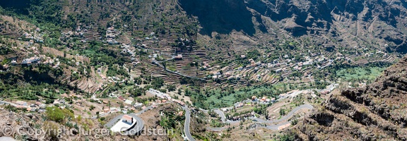 Das Tal von Valle Gran Rey, La Gomera