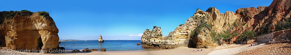 Praia Do Camilo an der Algarve