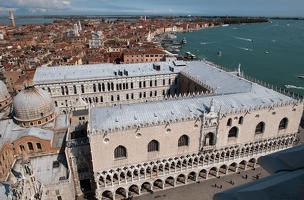 Blick vom Campanile di San Marco, Venedig